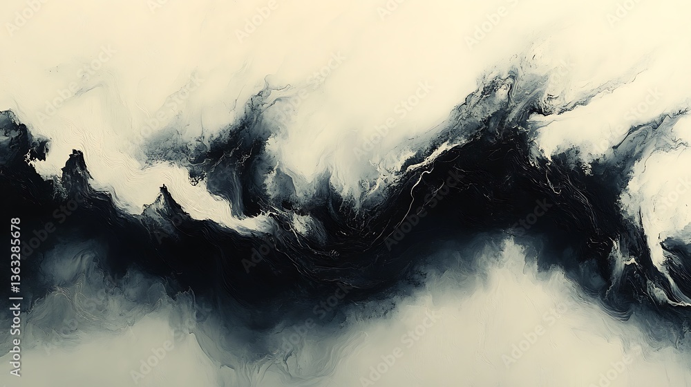 Abstract Landscape Flowing Hues
