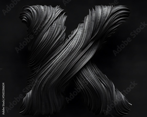 Obraz na płótnie Abstract Letter K Design w salonie