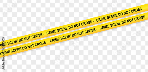 Vector Illustration Crime Scene Do Not Cross
