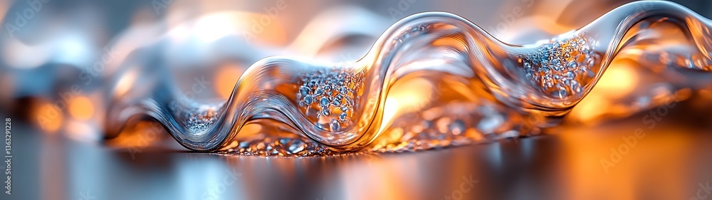 Abstract Liquid Flowing