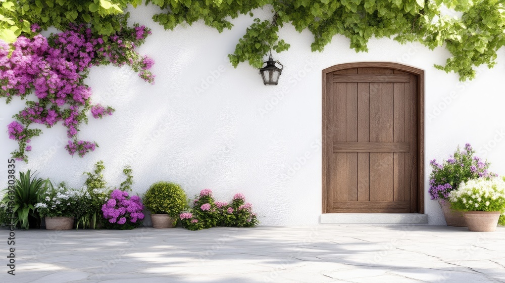 Fototapeta premium Charming Mediterranean Exterior