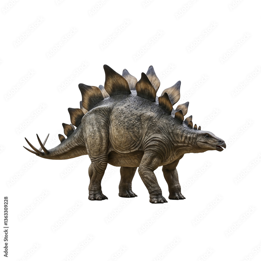 Fototapeta premium Detailed Stegosaurus Dinosaur 