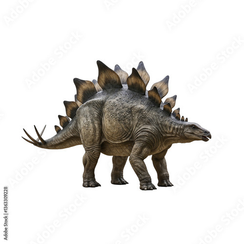 Detailed Stegosaurus Dinosaur 