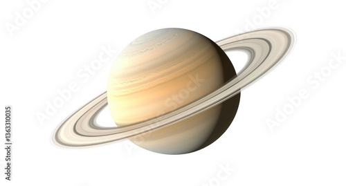 Fototapeta Naklejka Na Ścianę i Meble -  a picture of the planet saturn, png