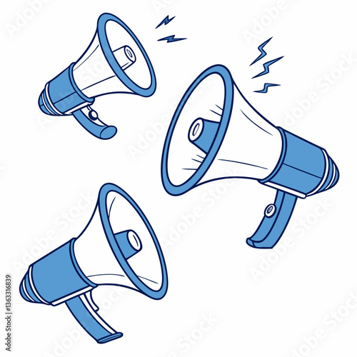 vector illustration of a loudspeaker