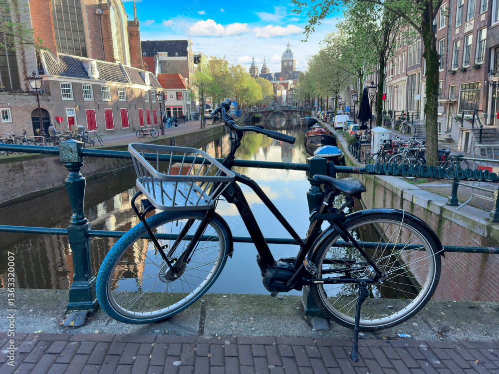 bike on canal ring, Amsterdam