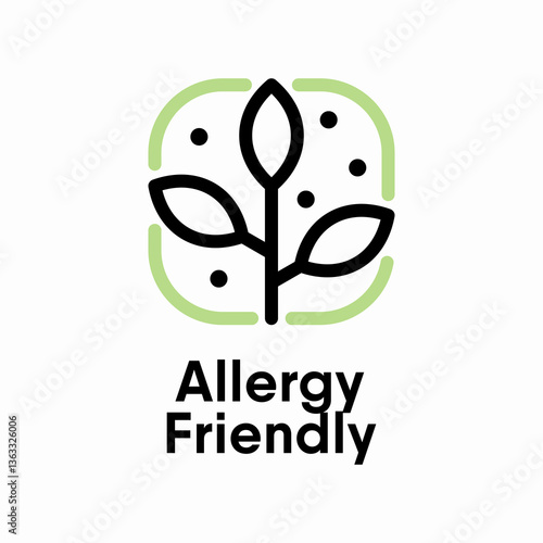 Allergy Friendly information sign