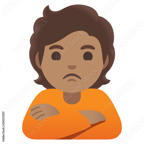 Person with Arms Crossed
