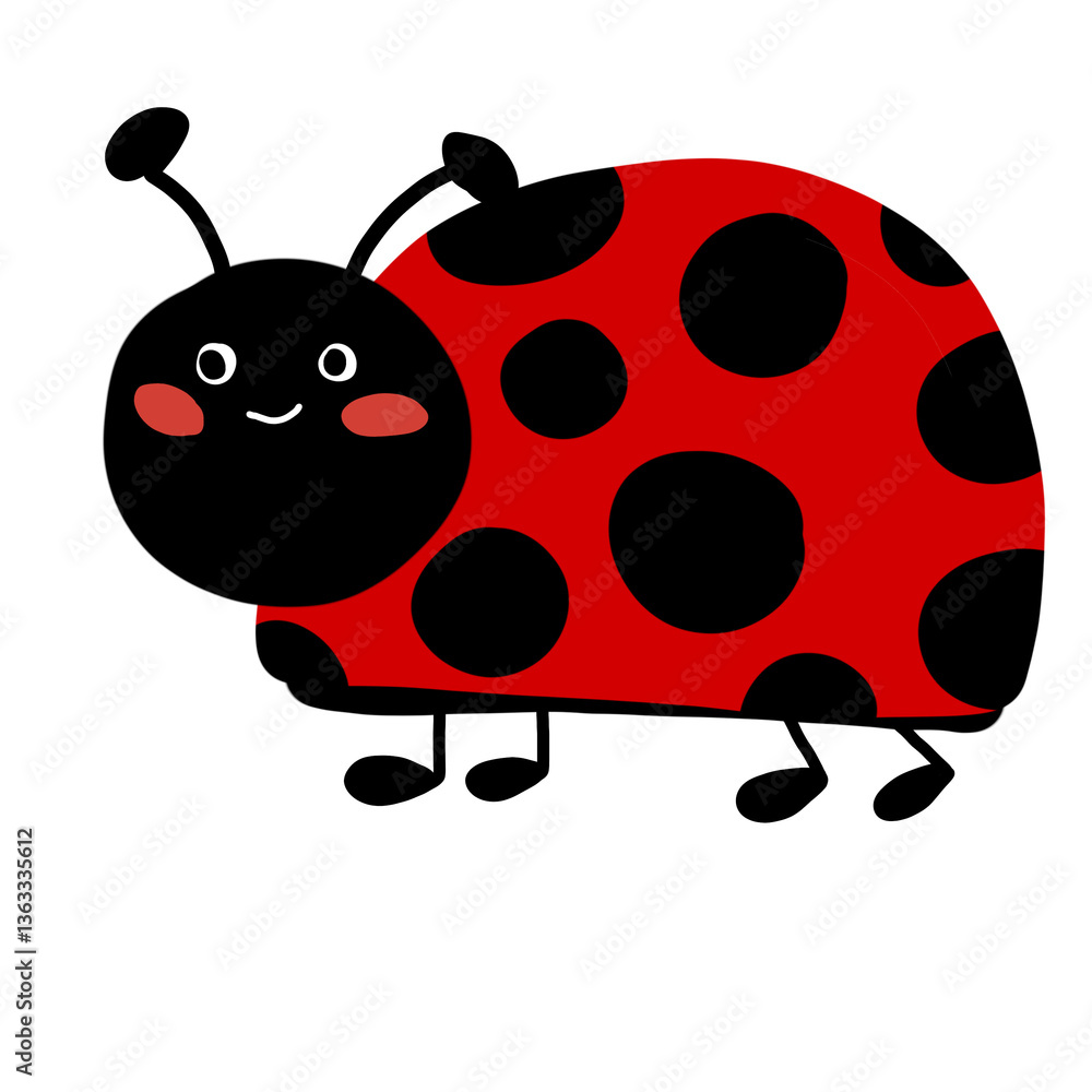 Obraz premium ladybird vector illustration