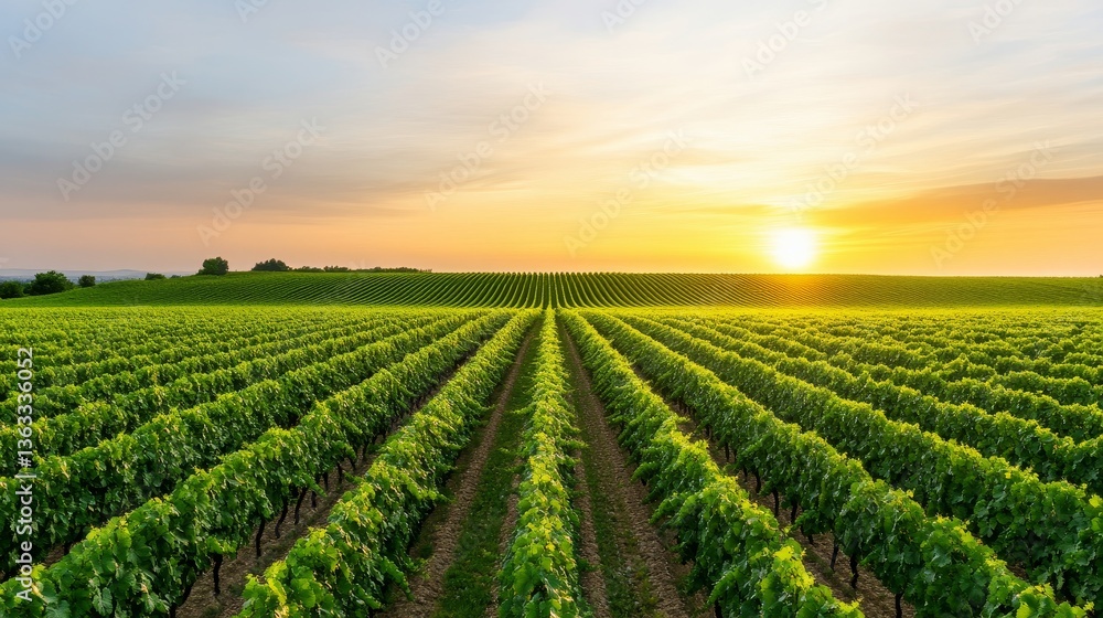 Sunset Vineyard Rows Aerial Composition, Golden Hour Landscape Photography, Wine Country Scenery, Vineyard, Agriculture Vineyard, Agriculture Sunset Vineyard Rows Aerial Composition, Golden Hour Landscape Photography, Wine Country Scenery, Vineyard, Agriculture Vineyard, Agriculture