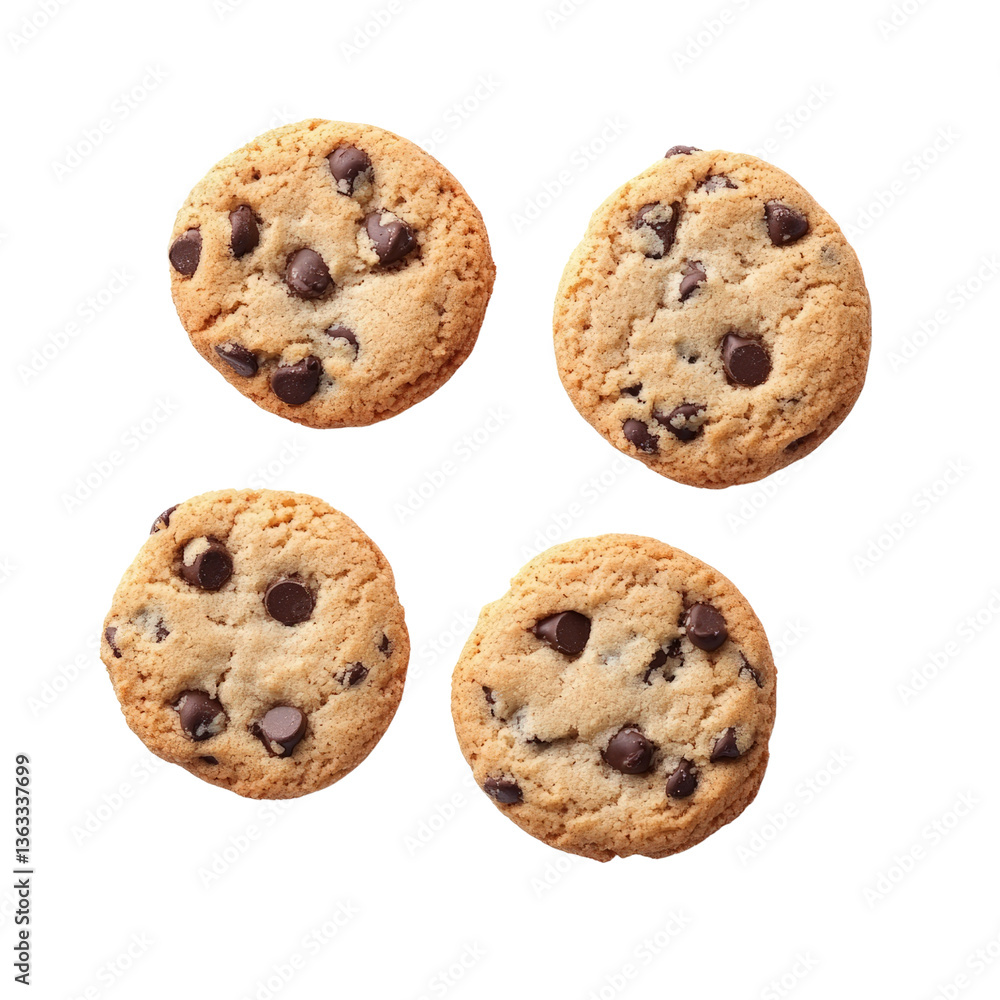 Stack of Chocolate Chip Cookies PNG Image Stack of Chocolate Chip Cookies PNG Image