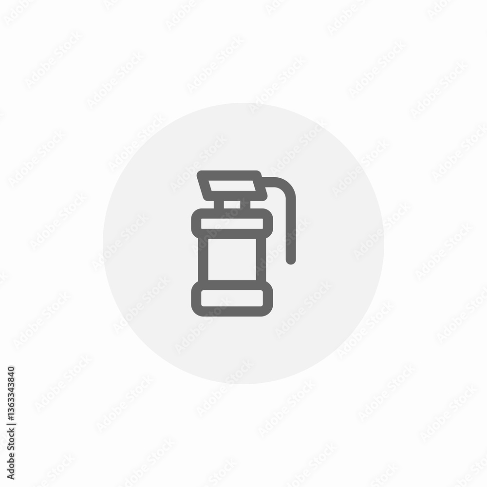 grenade smoke icon sign vector grenade smoke icon sign vector