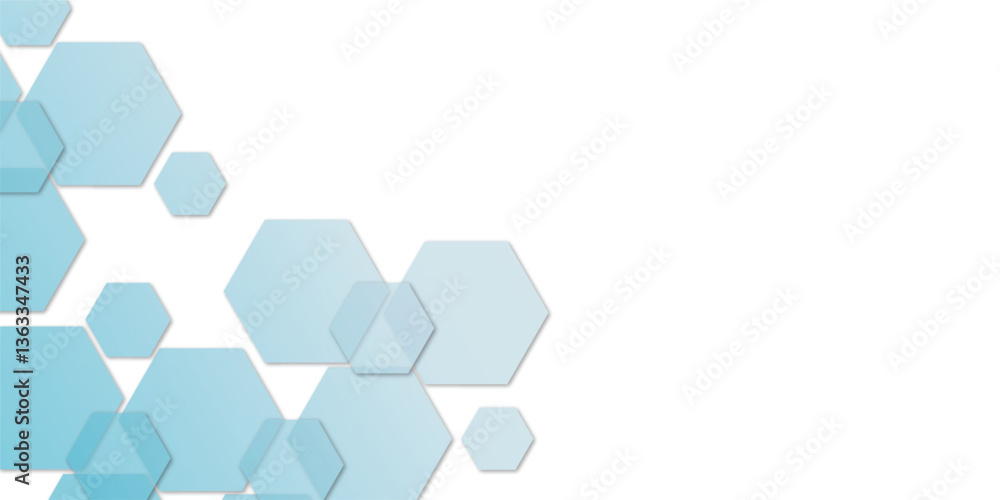 Abstract geometric technology embossed light sky color hexagon on transparent honeycomb vector illustration background. Abstract geometric technology embossed light sky color hexagon on transparent honeycomb vector illustration background.