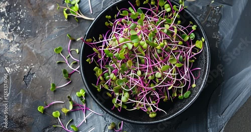 Fresh microgreens showcase vibrant colors inspiring healthy cooking ideas with nutritious ingredients