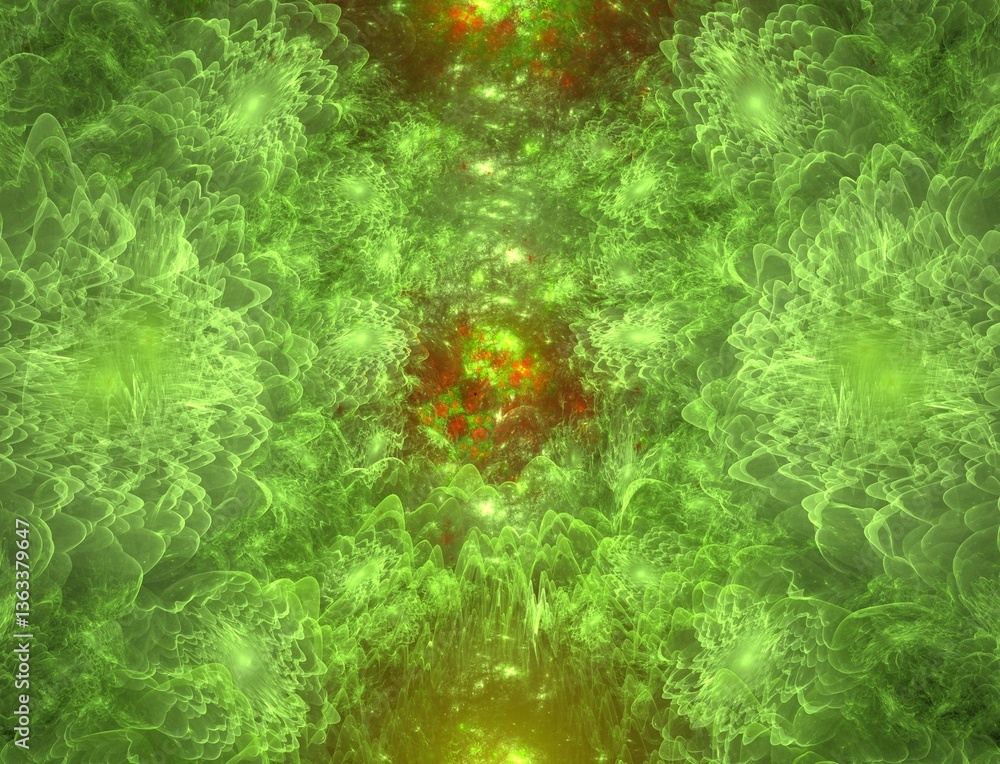 Fototapeta premium Imaginatory fractal abstract background Image