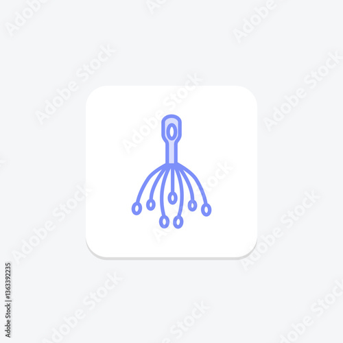 Digital Flat Iron, vector, pixel perfect, illustrator file