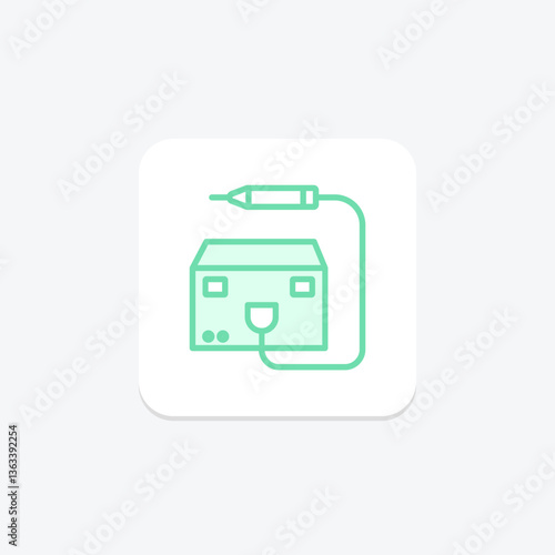 Heated Eyelash Curler, vector, pixel perfect, illustrator file