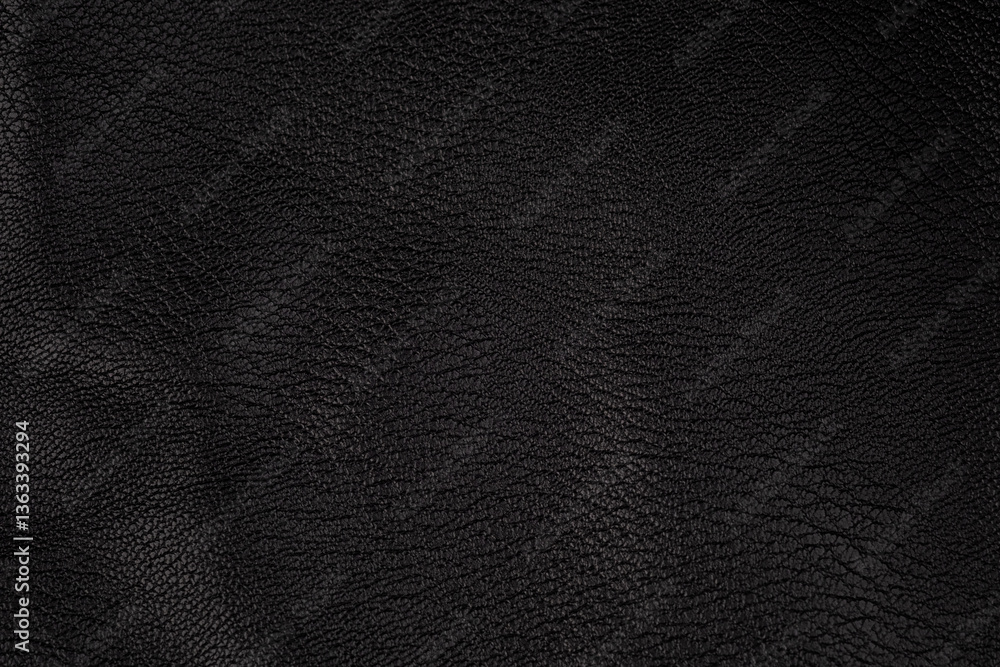 Fototapeta premium Black leather texture backgorund. Leather as a backdrop