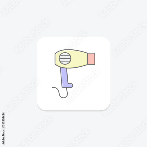 Smart Hairbrush, vector, pixel perfect, illustrator file