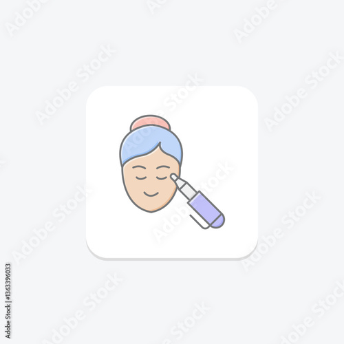 Face Lifting Tape, vector, pixel perfect, illustrator file