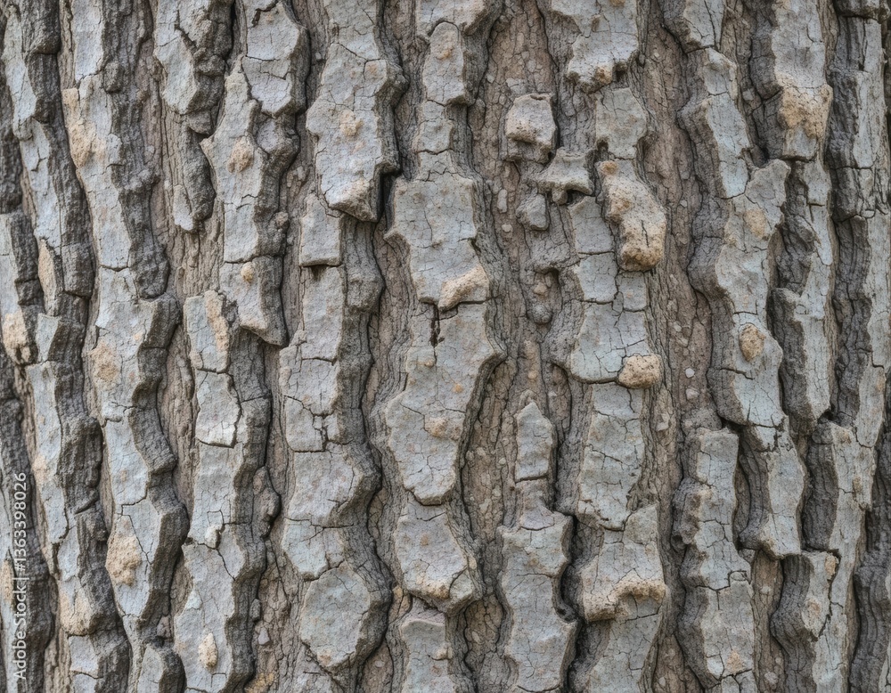 .a close-up of the gray bark of a tree with deep cracks and raised protrusions. The structure and texture create a unique pattern, background .a close-up of the gray bark of a tree with deep cracks and raised protrusions. The structure and texture create a unique pattern, background