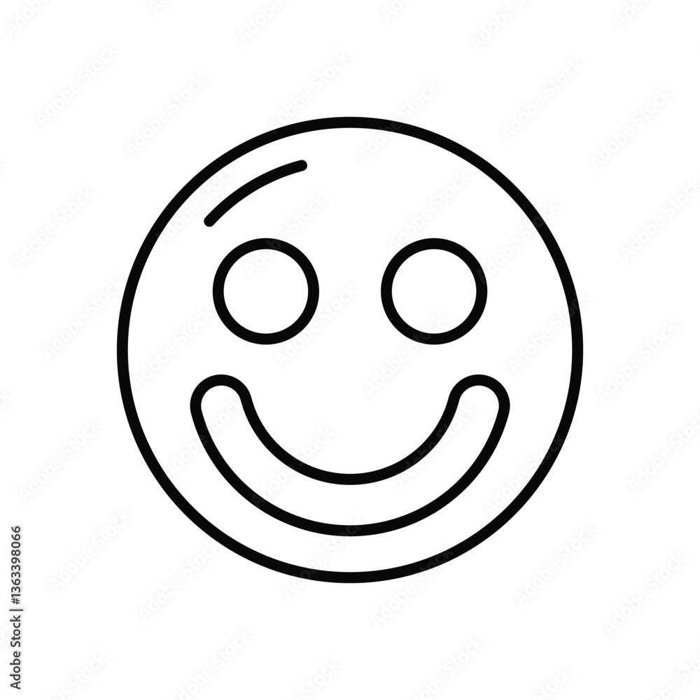 Happy Vector icon Happy Vector icon