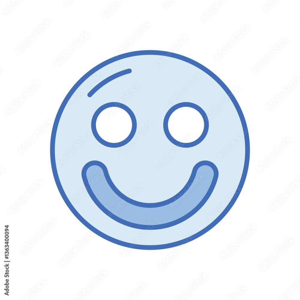 Fototapeta premium Happy Vector icon