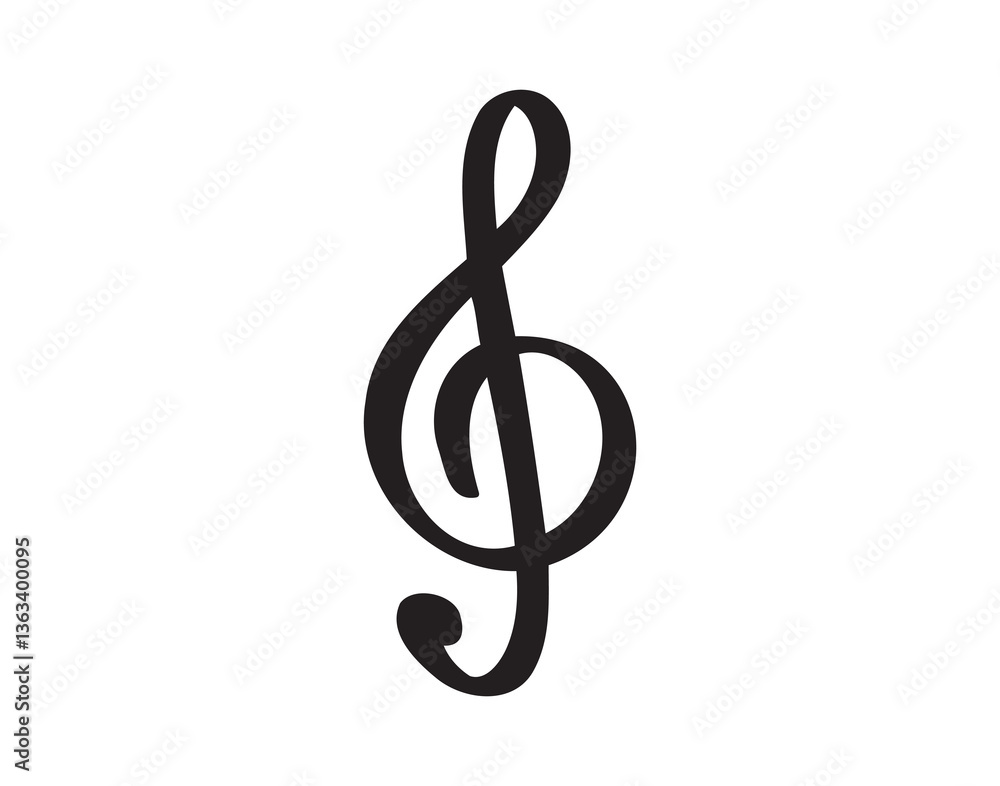 thick bold outline treble clef music note doodle hand drawn icon. Outline drawing thick bold outline treble clef music note line clipart symbol thick bold outline treble clef music note doodle hand drawn icon. Outline drawing thick bold outline treble clef music note line clipart symbol