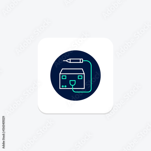 Heated Eyelash Curler, vector, pixel perfect, illustrator file