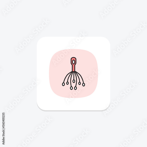 Digital Flat Iron, vector, pixel perfect, illustrator file
