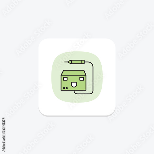 Heated Eyelash Curler, vector, pixel perfect, illustrator file