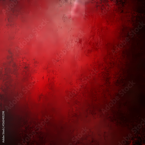 Dark red textured abstract background with soft gradient and artistic grunge effect