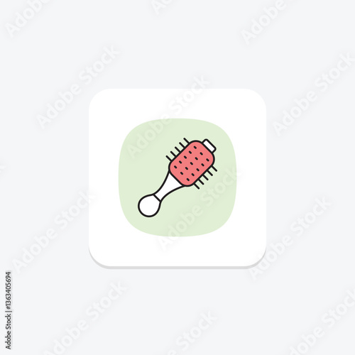 Hot & Cold Beauty Therapy Wand, vector, pixel perfect, illustrator file
