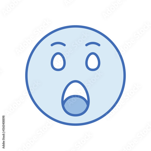 Amazed Vector icon