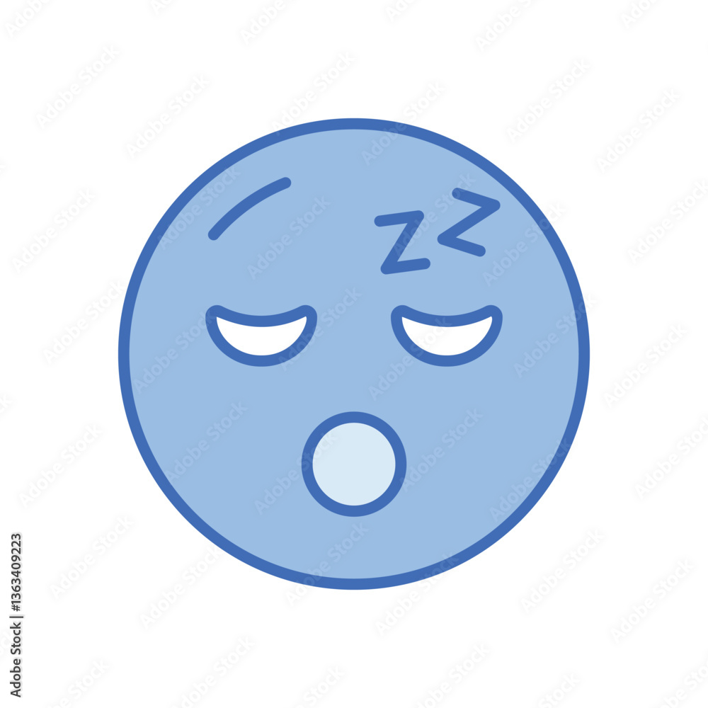Fototapeta premium Sleeping Vector icon