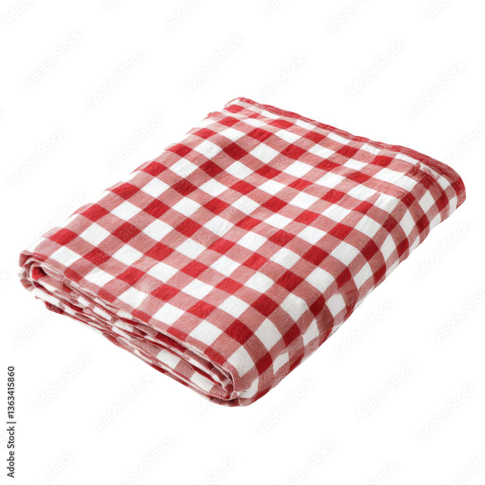 Red Checkered Picnic Tablecloth Red Checkered Picnic Tablecloth