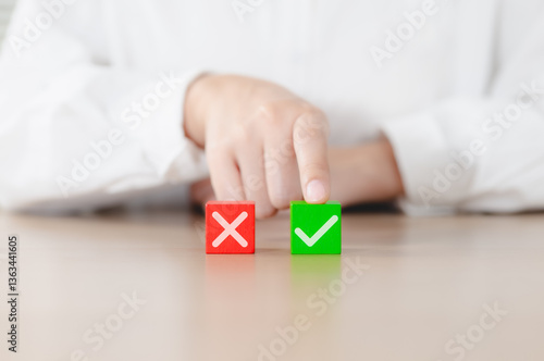 Obraz na plátně Decision-Making Concept