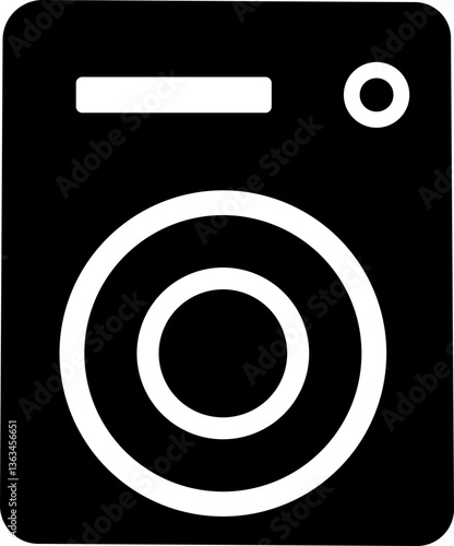 washing machine vector illustration on a white background, water, dresses