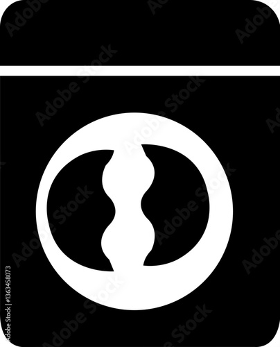 washing machine vector illustration on a white background, water, dresses