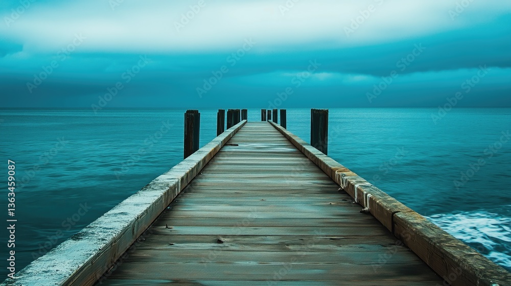 Fototapeta premium pier - generated AI