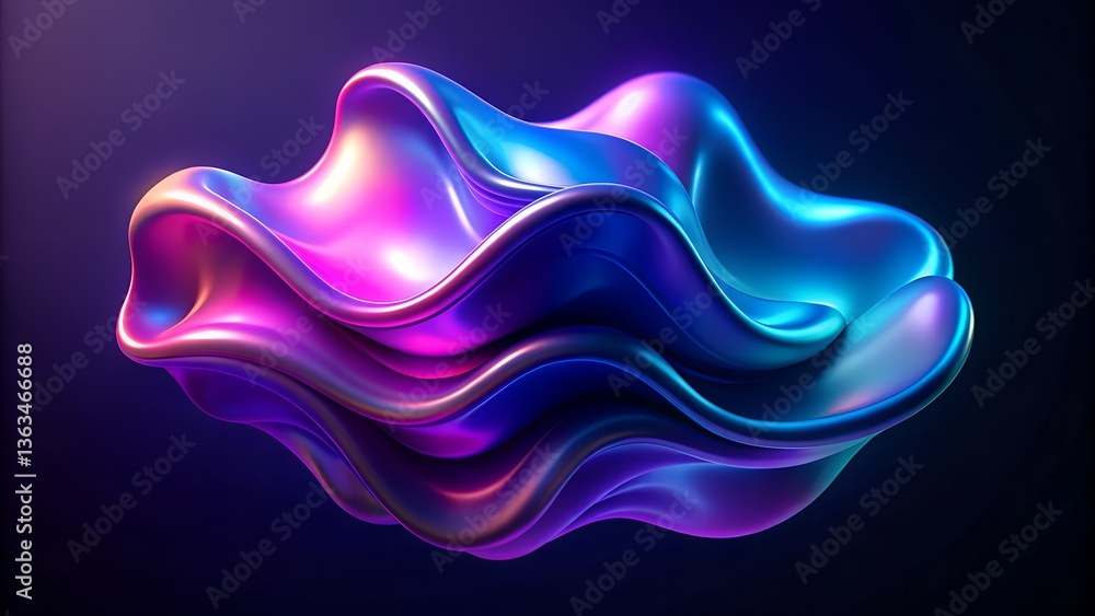 Abstract colorful fluid background by AI Abstract colorful fluid background by AI