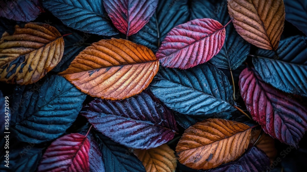 Autumn leaves, colorful, vibrant, close up, nature scene, beautiful foliage Autumn leaves, colorful, vibrant, close up, nature scene, beautiful foliage