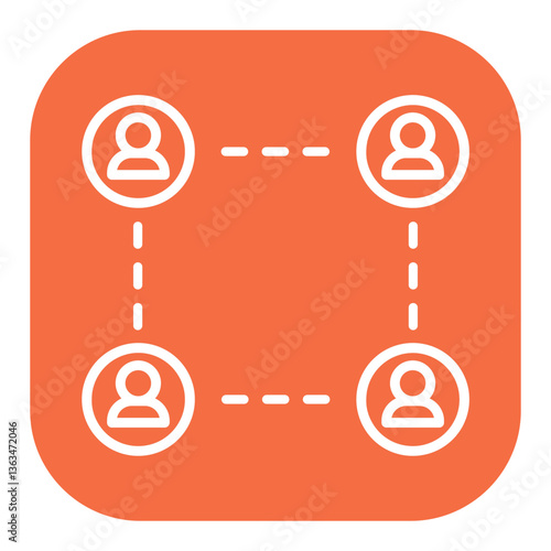 Peer to Peer Network Icon