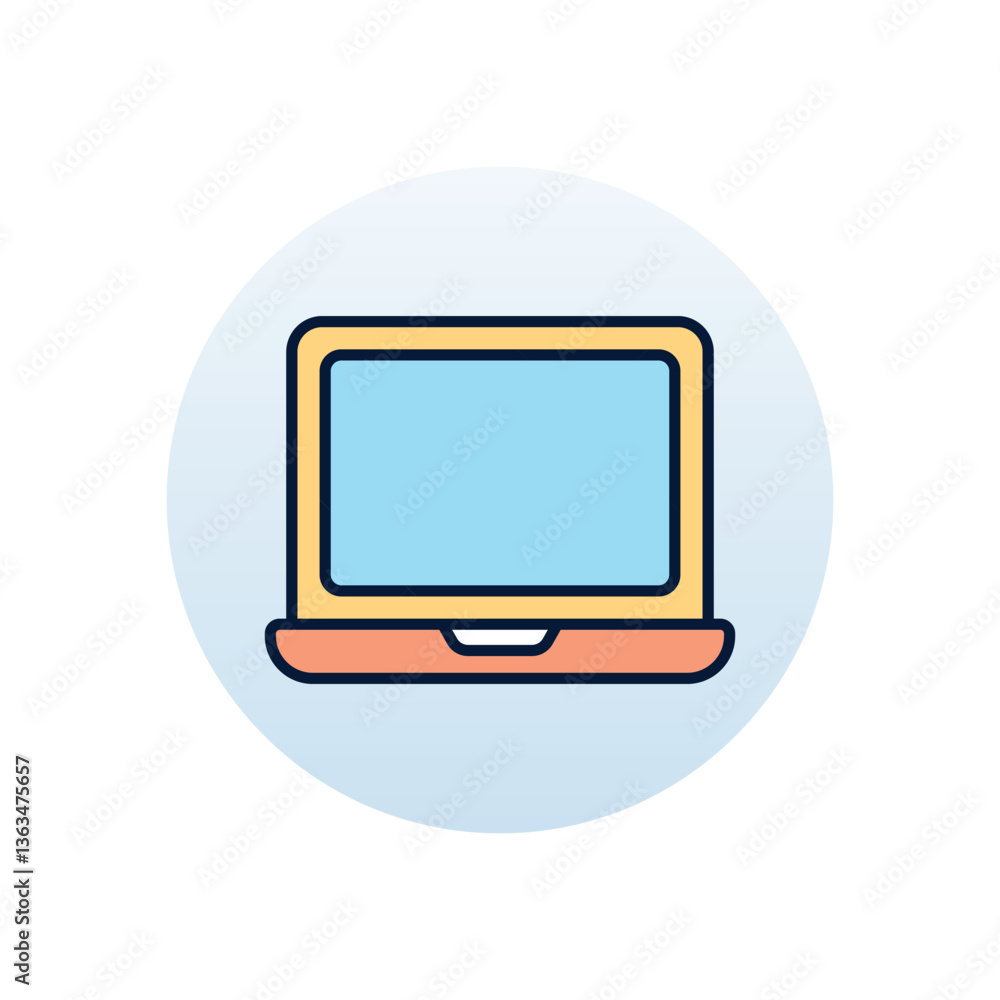 Laptop Vector icon Laptop Vector icon