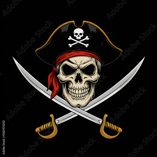 jolly roger pirate skull
