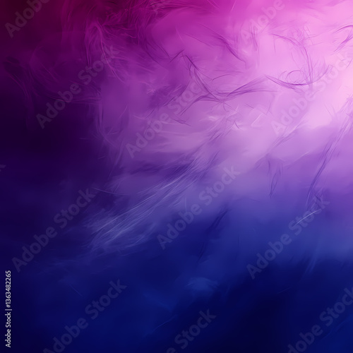 Purple and blue abstract gradient background with soft brush strokes and dreamy texture
