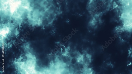 Abstract image of dark and luminous atmospheric clouds
