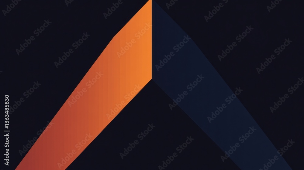 Abstract Geometric Shape in Dark Tones Abstract Geometric Shape in Dark Tones