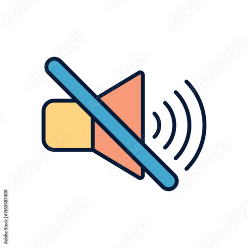 Mute Vector icon