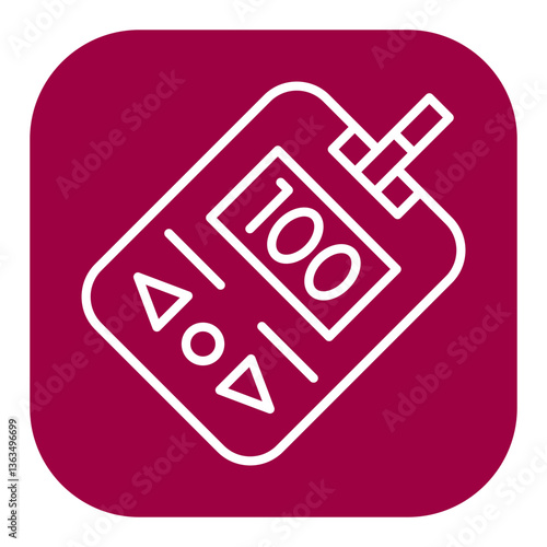 Blood Glucose Meter Icon